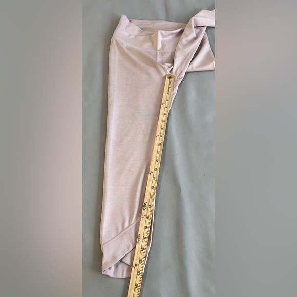 Nike Womens Yoga Wrap High Waist Leggings Plum Chalk‎ Barely Rose Medium - Picture 2 of 12